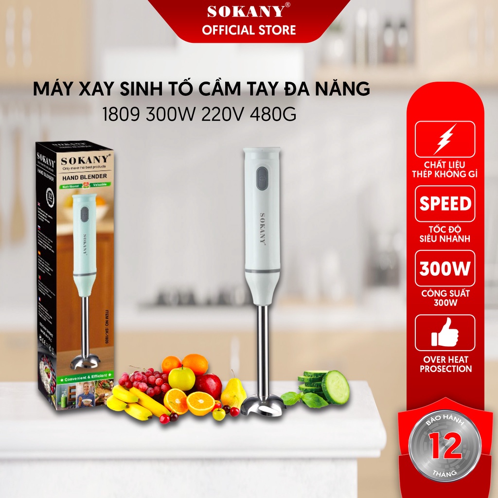 Máy xay cầm tay Sokany 1809