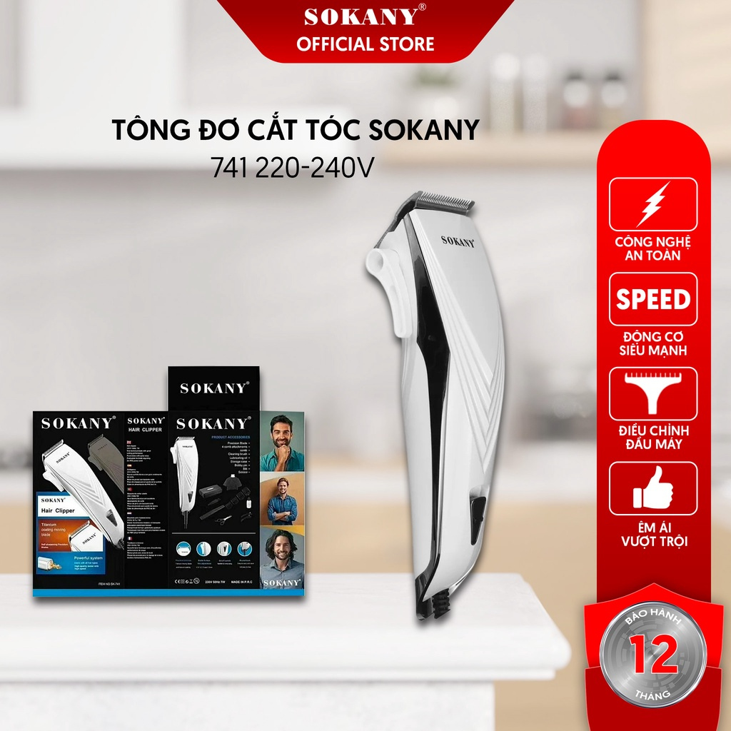 Tông đơ sokany 741