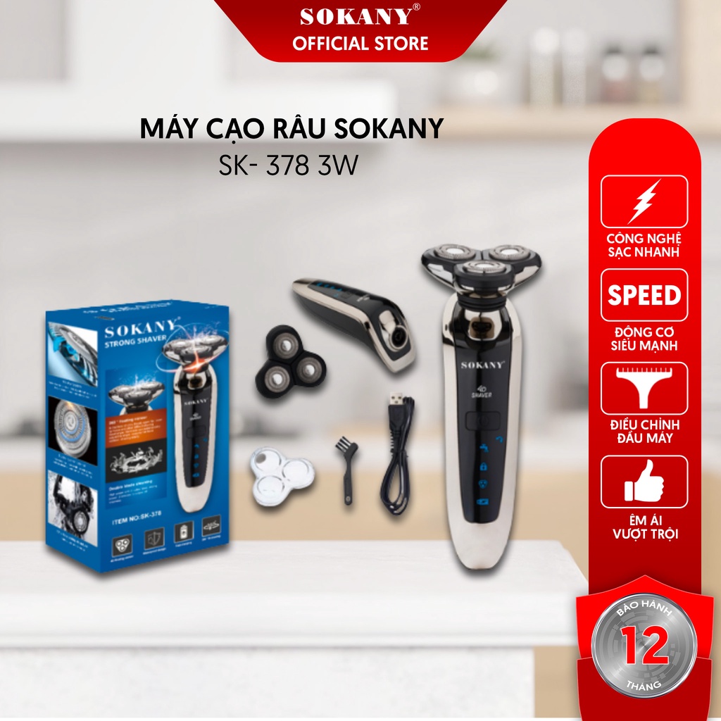 Máy cạo râu Sokany SK- 378