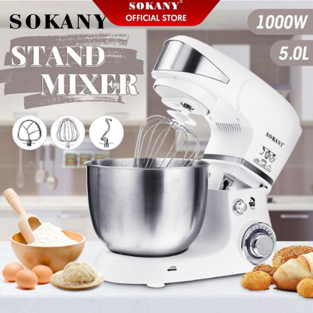 Máy trộn bột bánh mì, bánh bao SOKANY SK-206