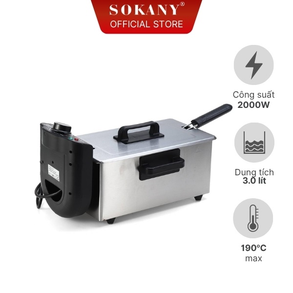 Nồi chiên Deep Fryer Sokany WJ-800