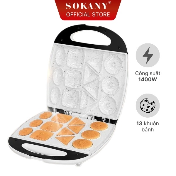 Khuôn làm bánh quy bơ Sokany EL-16A