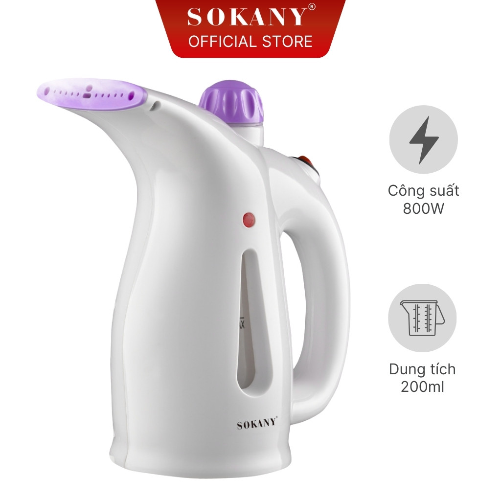 Bàn ủi hơi nước kết hợp xông mặt Sokany ZJ-668