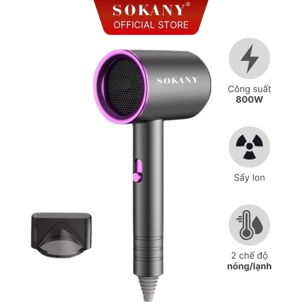 Máy sấy tóc 2 chiều nóng lạnh Sokany SKN-14067 800W
