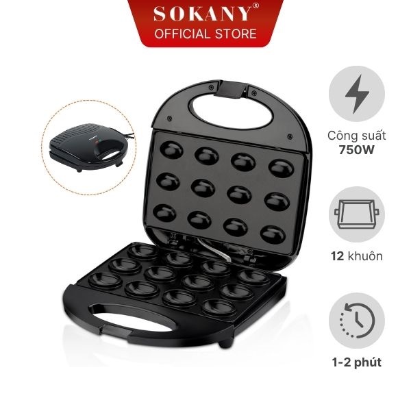 Máy nướng bánh óc chó Sokany SK-805