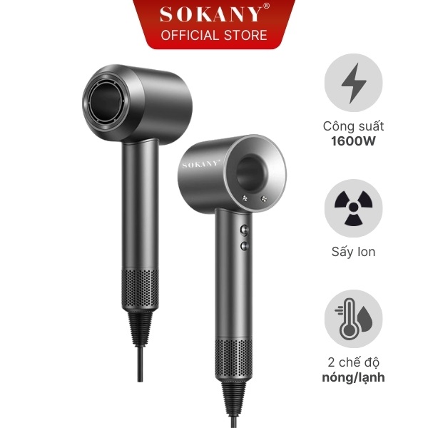 Máy sấy tóc 2 chế độ nóng lạnh Sokany SKN-13824 1600W