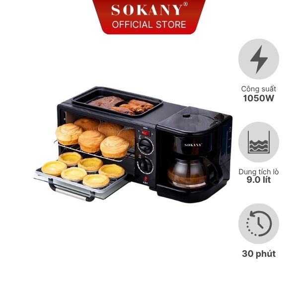 Máy làm đồ ăn sáng Sokany SK-145