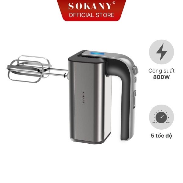 Máy đánh trứng, nhào bột Sokany SK-6651 800W