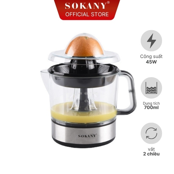 Máy ép cam Sokany 0,7L JE-623D