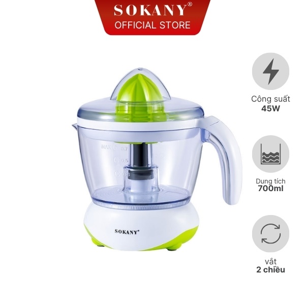 Máy vắt cam Sokany 0.7L WK-725