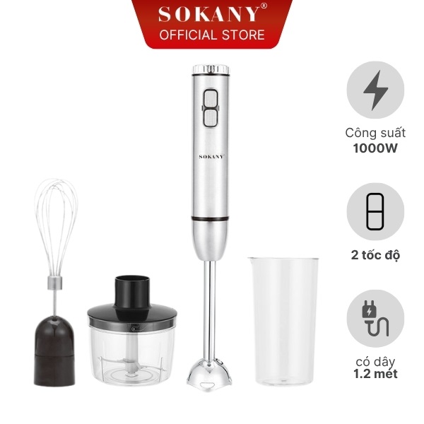 máy xay cầm tay sokany skn14005 1000w