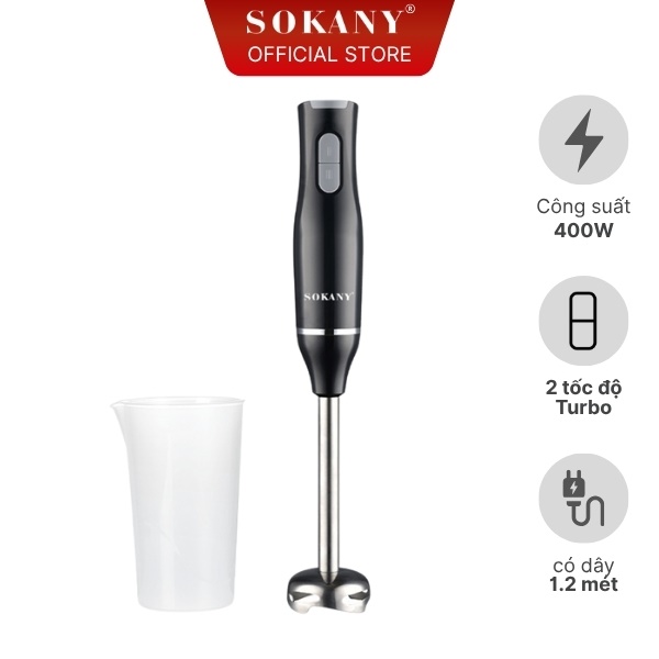 Máy xay cầm tay Sokany 400W WK-1708