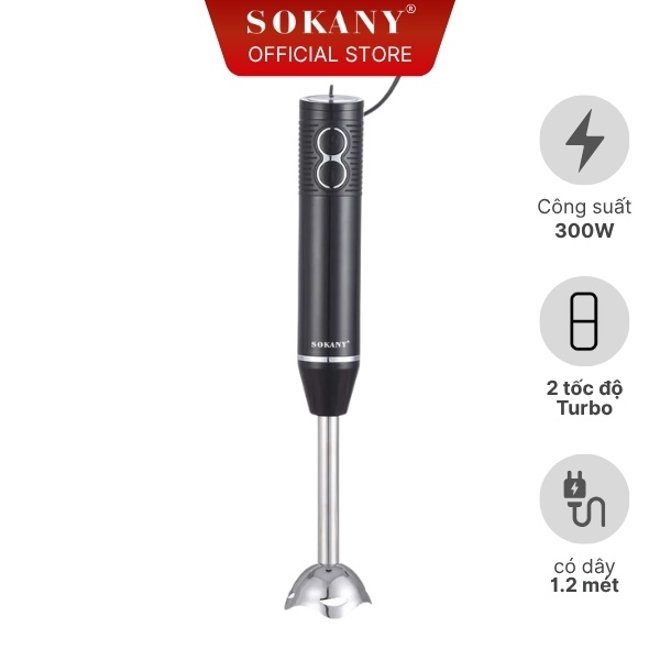 Máy xay cầm tay Sokany 300W WK-1704S-2