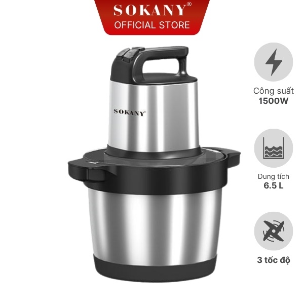Máy xay thịt Sokany 6.5L 1500W SK-7033