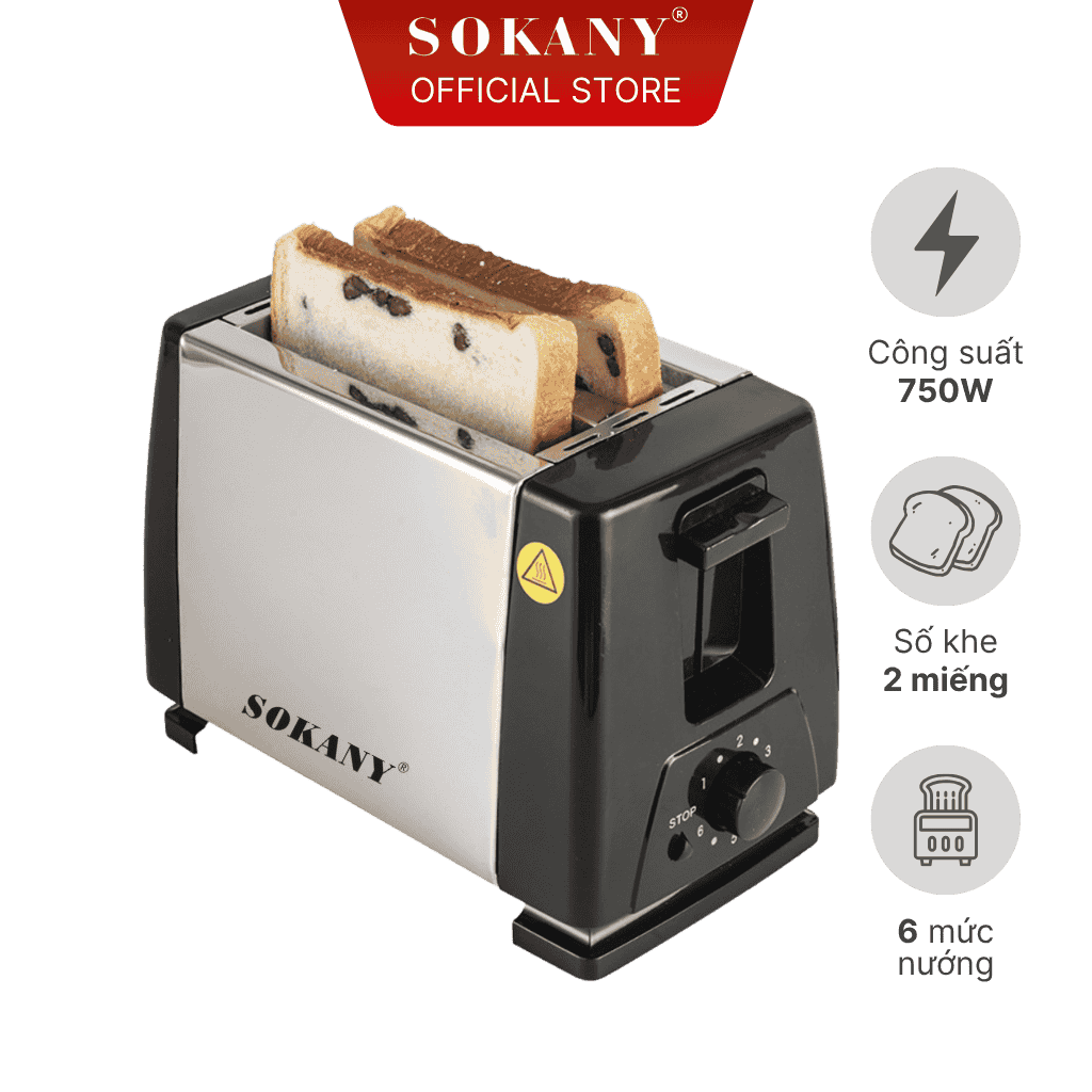 Máy nướng bánh mì Sandwich Sokany SKN-007