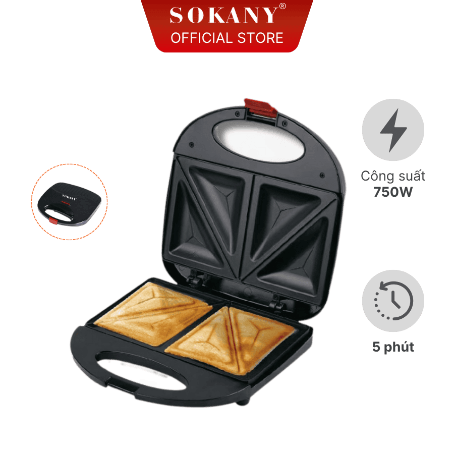 Máy nướng bánh Hotdog Sokany SKN-009