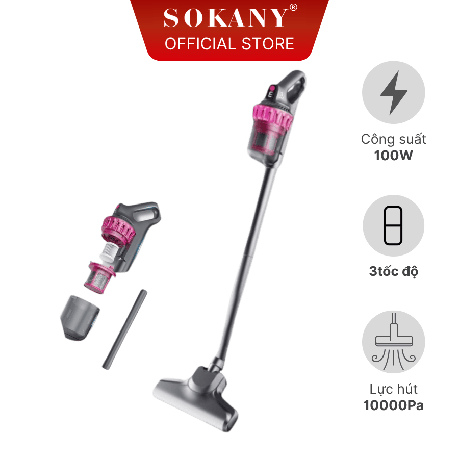 Máy hút bụi tay cầm dài Sokany SKN-025
