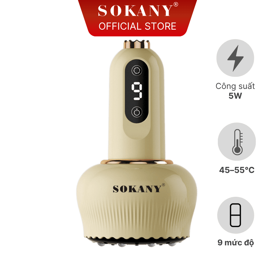 Máy cạo gió giác hơi hồng ngoại cầm tay Sokany SKN-041