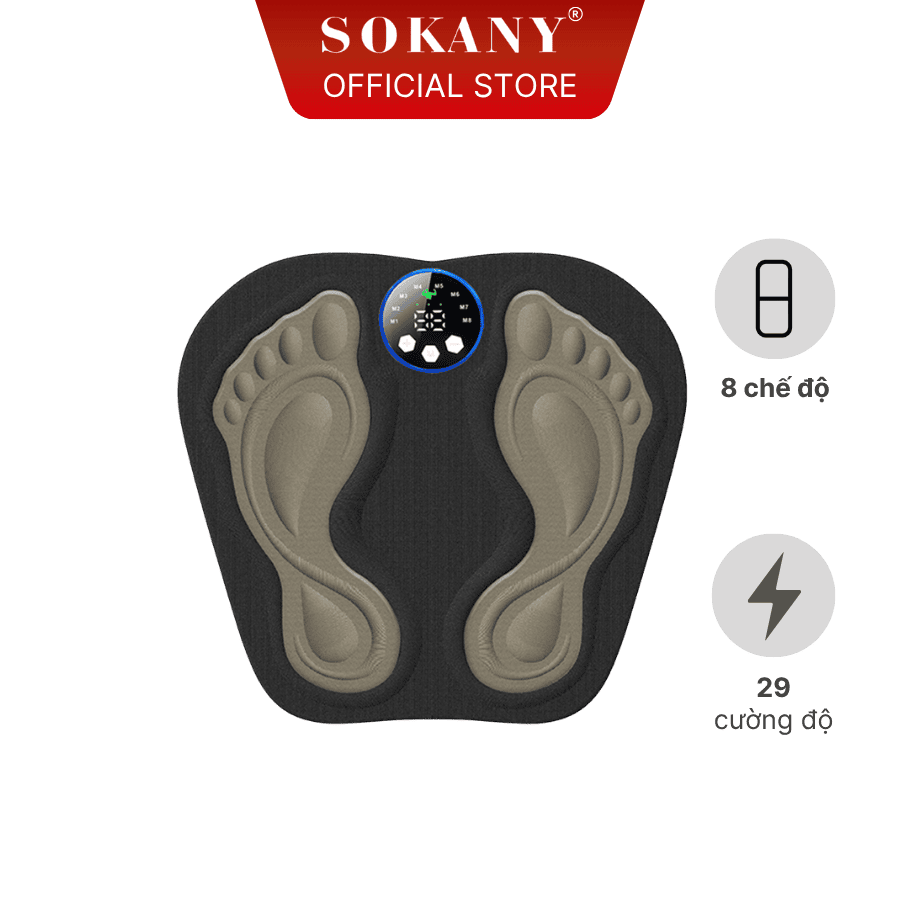 Đệm massage chân xung điện EMS 3D Sokany SKN-042