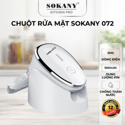 Chuột rửa mặt Sokany 072 máy rửa mặt 4 trong 1 nâng cơ trẻ hóa da đi tinh chất máy massage rửa mặt