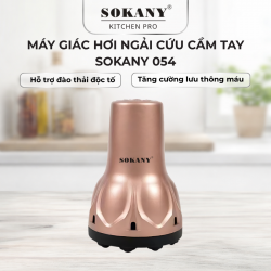 Dụng cụ giác hơi ngải cứu Sokany 054 hiện đại giúp lưu thông khí huyết