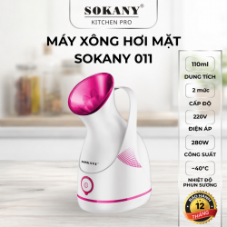 Máy xông hơi mặt Sokany 011 110ml máy xông mặt mini tại nhà công suất 280W