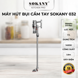 Máy hút bụi cầm tay có dây Sokany 032 máy hút bụi sàn nhà ô tô gọn nhẹ lực hút mạnh công suất lớn