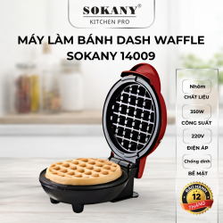 Máy Làm Bánh Tổ Ong Dash Waffle Mini SOKANY 14009 Máy làm bánh kẹp mini tiện dụng