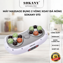 Máy massage bụng Sokany 073 máy giảm mỡ bụng đai massage giảm mỡ bụng nhiệt hồng ngoại